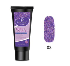 Fengshangmei Customize Nail Extension Gel Sparking Powder Gel