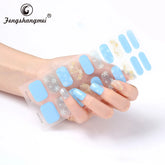 Manufacturer Uv/led Semi Cured Nail Stickers Gel Strips