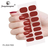 New Arrival Beautiful Semi-cured Gel Sticker Long Lasting Easy to Remove Can DIY at Home