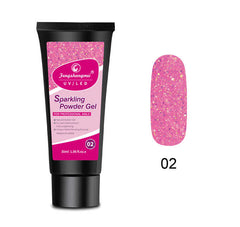 Fengshangmei Customize Nail Extension Gel Sparking Powder Gel