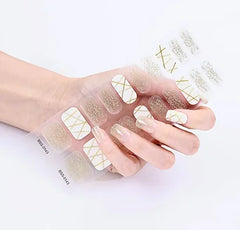Semi-cured Gel Sticker With UV Lamp Long Lasting Easy to Remove Can DIY at Home