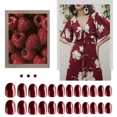 Wholesale New Trend Short Almond Fake Fingernails Nail Art Designs False Nails