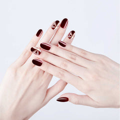 Fashion New Short Fingernails Tip Artificial False Nail for Decorated Exquisite Fake Nails