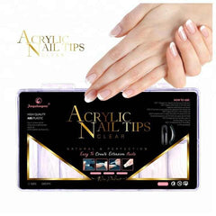 FSM Brand Salon False Nail Tips for Poedergel