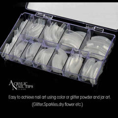 FSM Brand Salon False Nail Tips for Poedergel