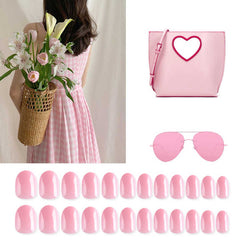 Pink Soft Beauty Press on Nails