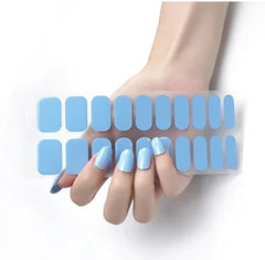 New Arrival Beautiful Semi-cured Gel Sticker Long Lasting Easy to Remove Can DIY at Home