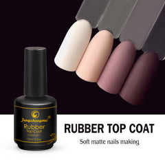 Removable matte frosted velvet topcoat