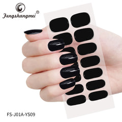 Semi Cured Gel Nail Custom Nails Personalize Design Sticker Gel Nail Sticker