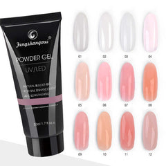 Fengshangmei 30ml Quick Building Powder Gel Finger Extension Poly Nail Poly Powder Gel