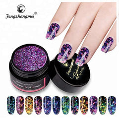 Fengshangmei Brand Custom Factory Sale Fashion Nail Polish Nail Supplies Uv Gel Top Coat