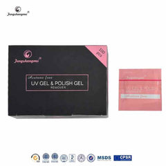 Fengshangmei Brand Eco-friendly Free Acetone Soak off Gel Nail Polish Pads Remover