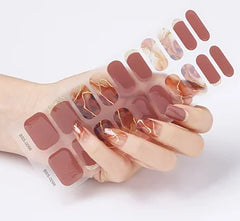 Semi-cured Gel Sticker With UV Lamp Long Lasting Easy to Remove Can DIY at Home