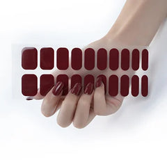 New Arrival Beautiful Semi-cured Gel Sticker Long Lasting Easy to Remove Can DIY at Home