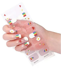 Semi-cured Gel Sticker With UV Lamp Long Lasting Easy to Remove Can DIY at Home